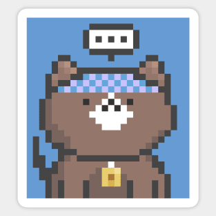 Pixel Cat 114 Sticker